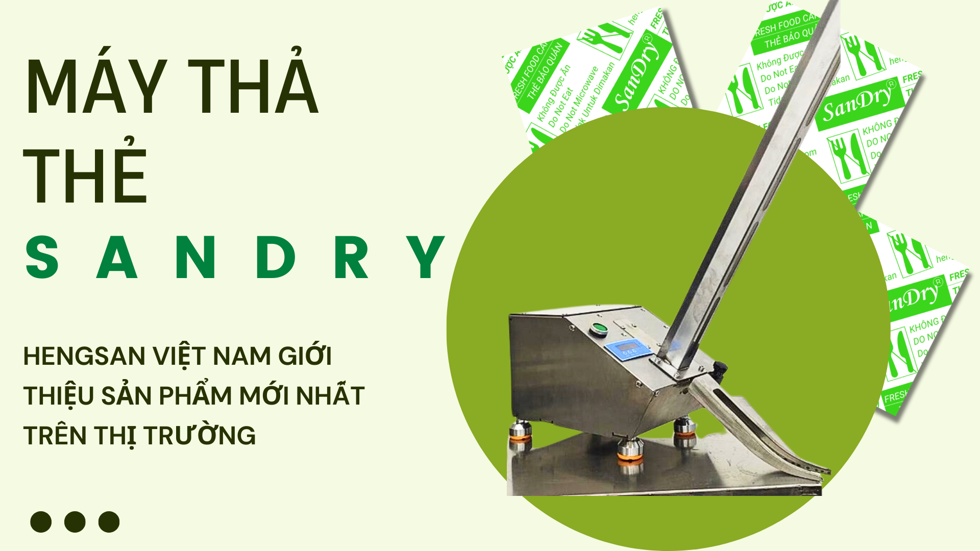 Hiệu Quả Vượt Trội Với Máy Thả Thẻ Cồn Sandry